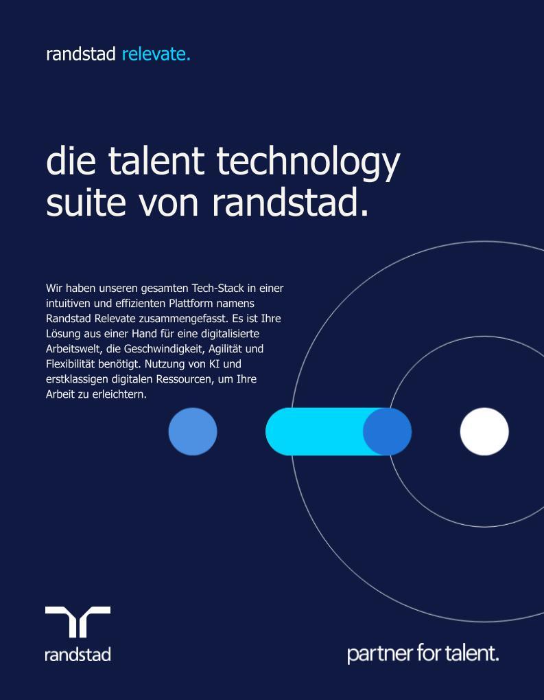 randstad - content offer - the talent  technology suite guide - DE