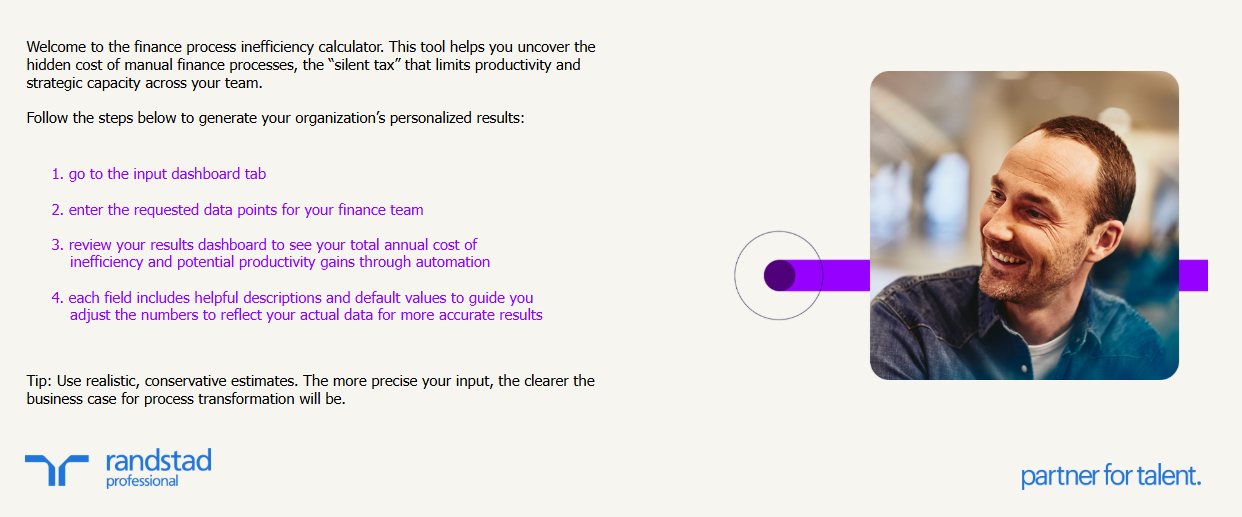 randstad-1-finance process inefficiency calculator