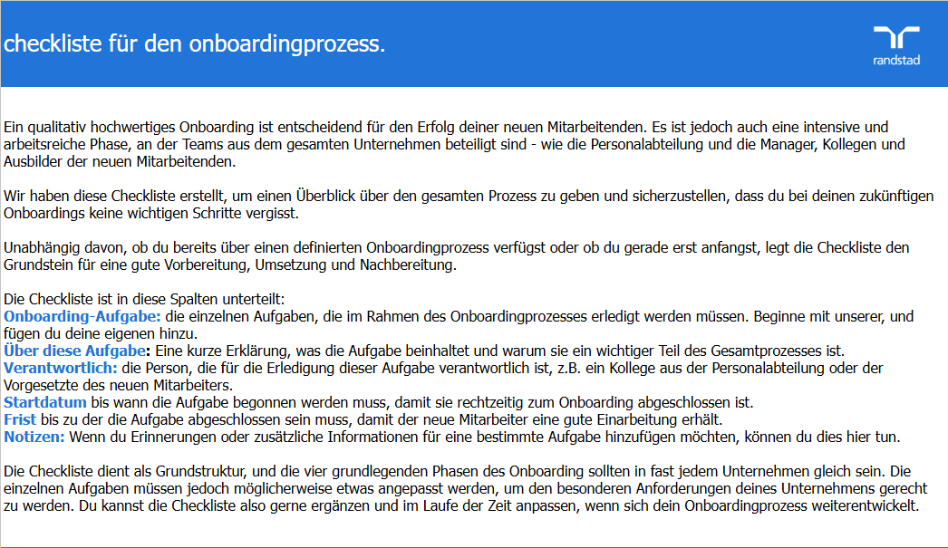 randstad-3-checkliste für den onboardingprozess